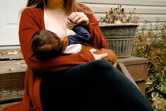 Breastfeeding baby
