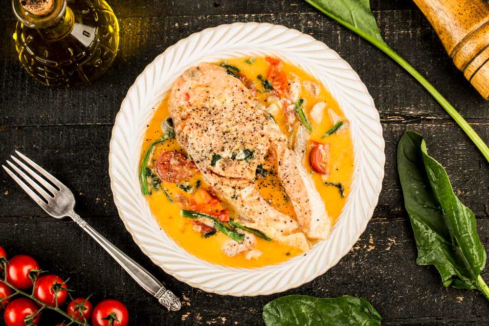 Delicious Tuscan Salmon
